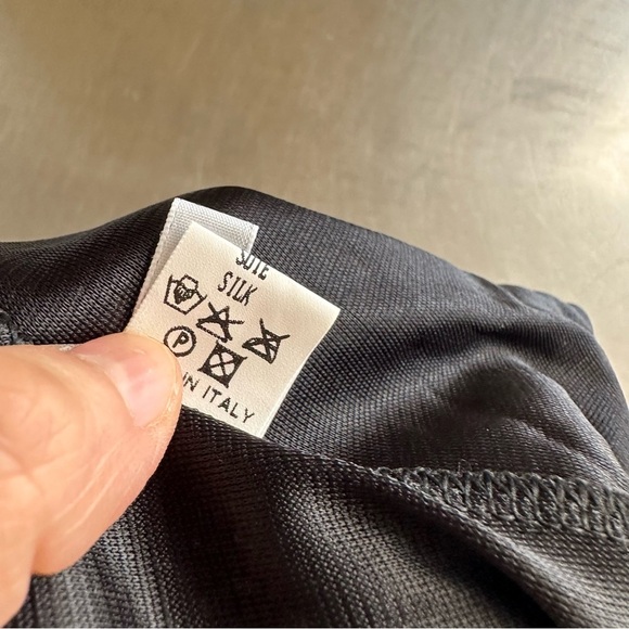 Moschino Chiffon Silk Lace BLK WHT Heart Polka Dot Bustier Cami Top XS or XSS - Picture 7 of 15